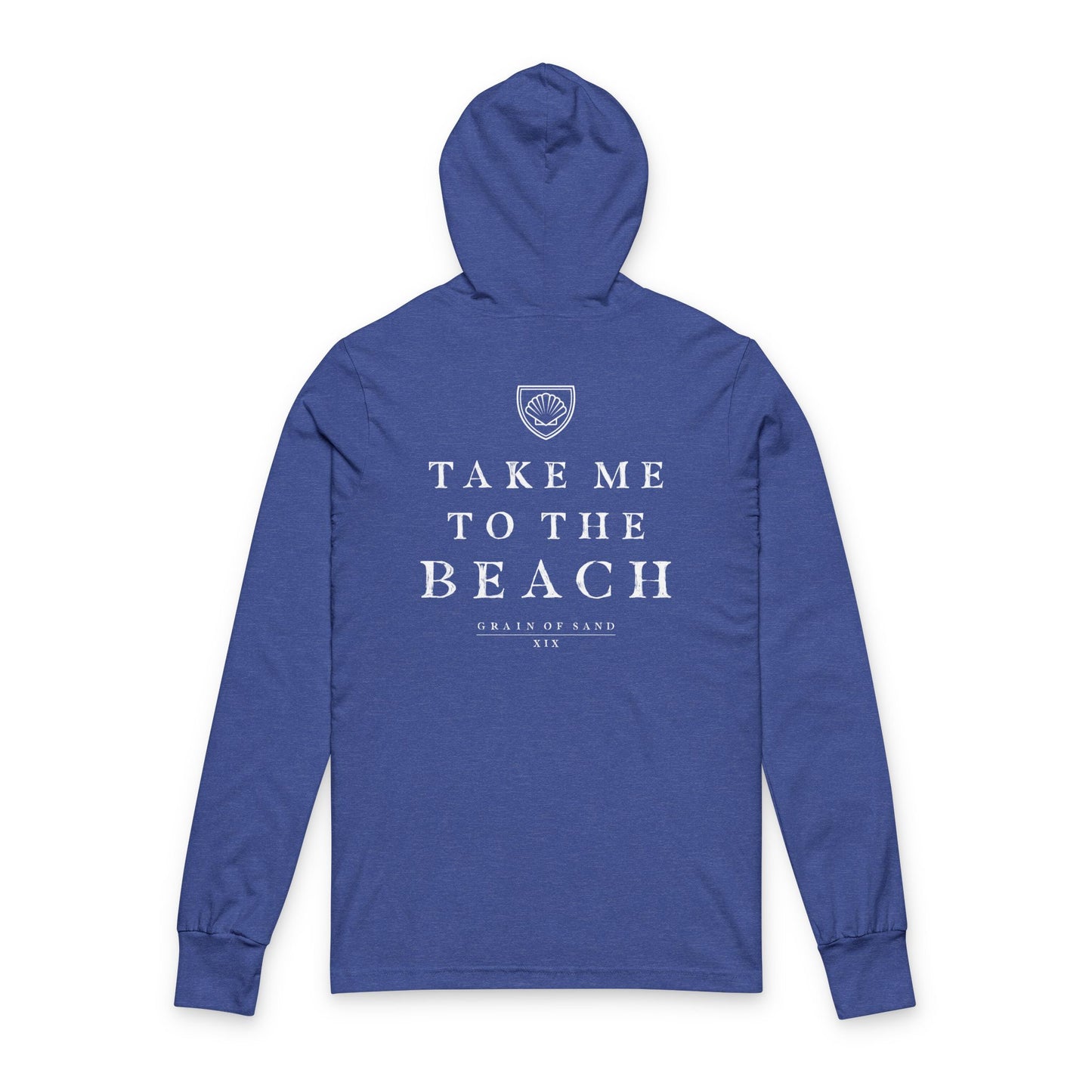 Take Me To The Beach | Bella+Canvas Hooded Long Sleeve Tee
