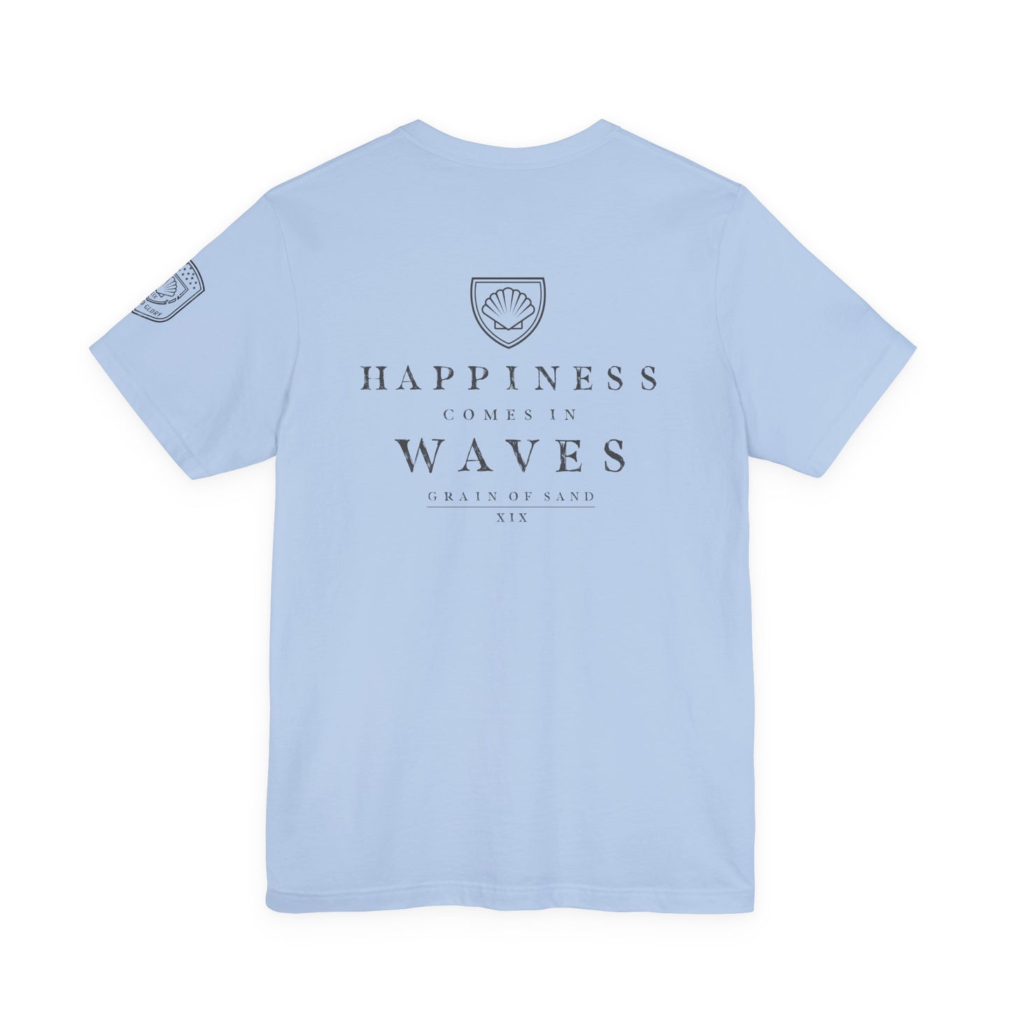 Happiness Comes in Waves | Bella+Canvas Tee
