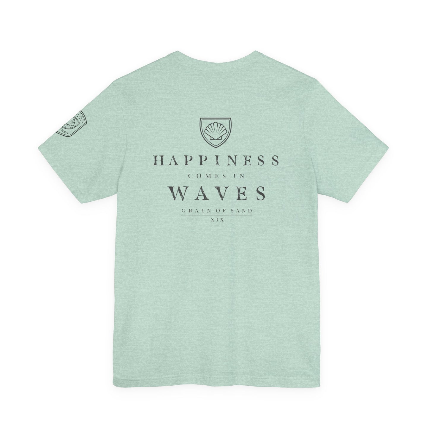 Happiness Comes in Waves | Bella+Canvas Tee