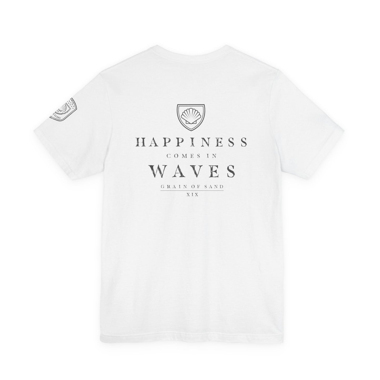 Happiness Comes in Waves | Bella+Canvas Tee