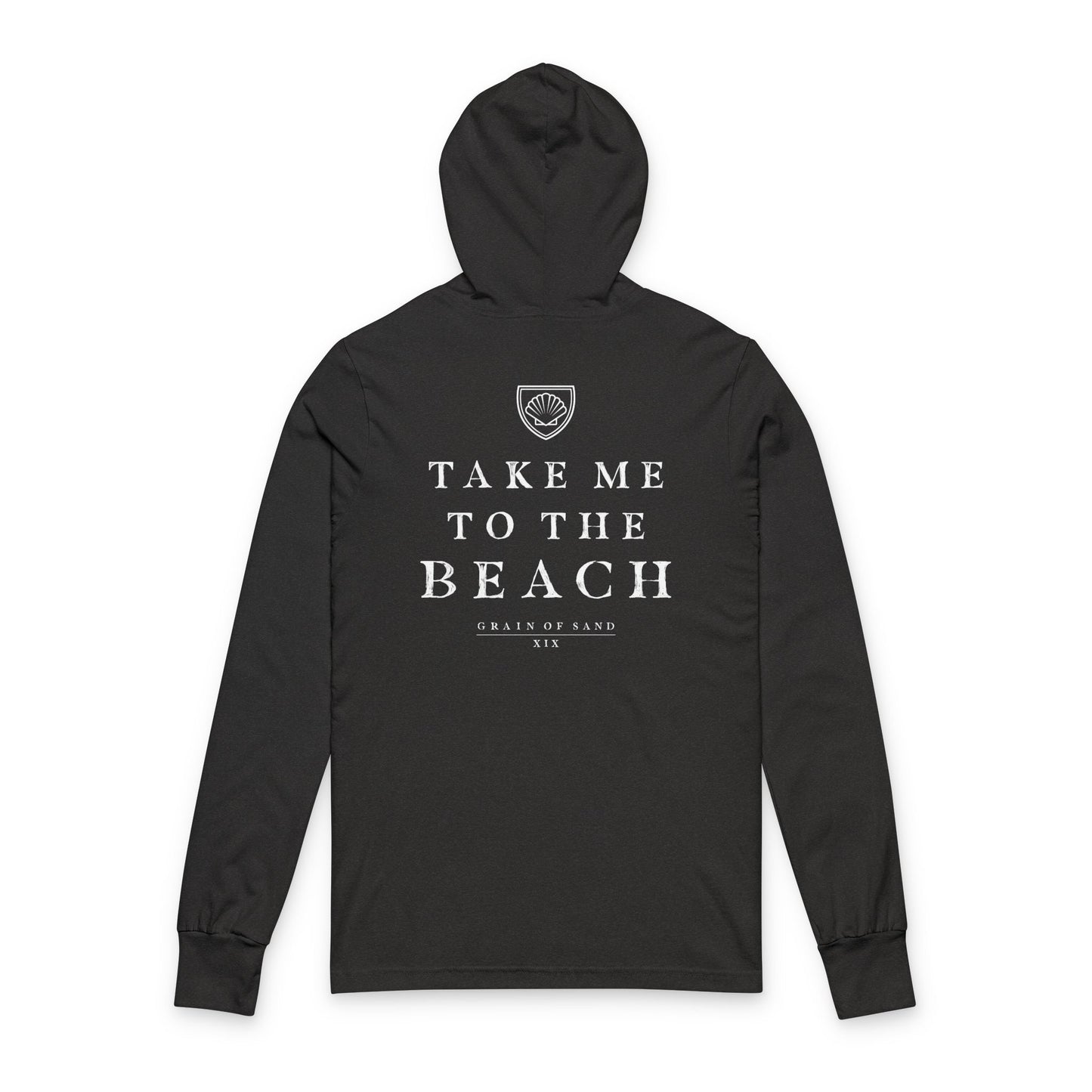 Take Me To The Beach | Bella+Canvas Hooded Long Sleeve Tee